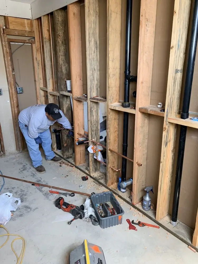 Commercial rough-in plumbing for Gas Line Repair in South Jamesport